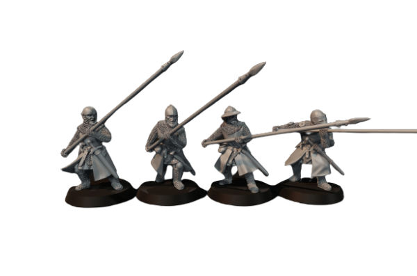 14th Century Scottish Pikemen 3 - 4 Pozy