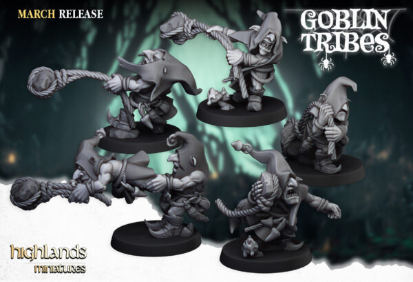 Swamp Goblins Stonethrowers - 5x