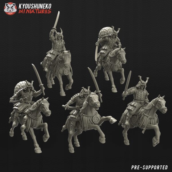 Samurai Sword Cavalry 5 szt. Kyoushenko Miniatures