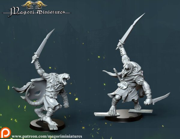Ratmen Team - Magori Miniatures - Minifaktura - Druk3D