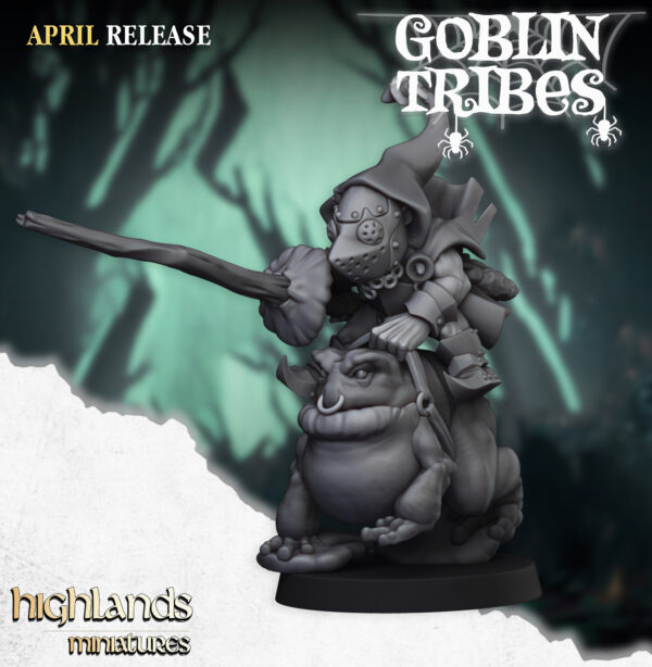 f76335d779f52d7afab4a2e429ce5b2c.jpg Swamp Goblins Frog Riders with sticks - 1x