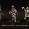 Vendel Era Warriors With Two Handed Axes - x10