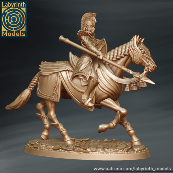 Elf Mounted Knights - Rycerze Konni 3 Pozy