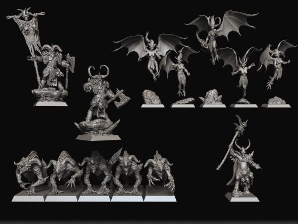 Warlord with Standard - Druk 3D