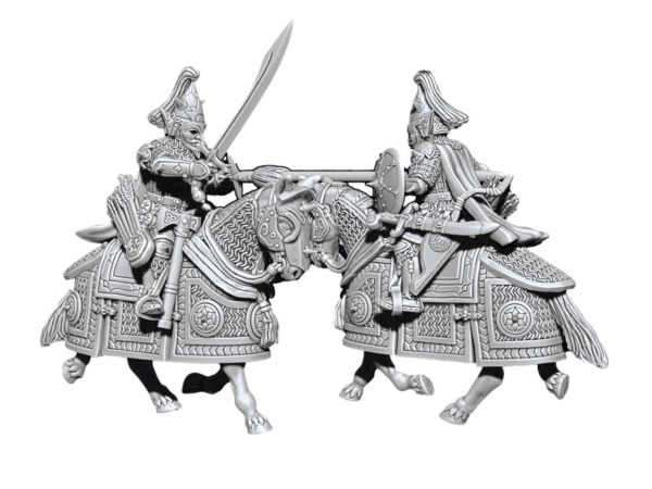 Turko-Mongol Dark Elfs Mounted Commander - x1