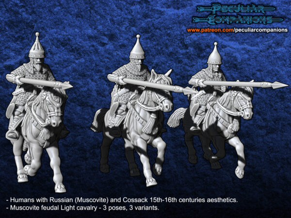 Russian Humans Light Cavalry - x1