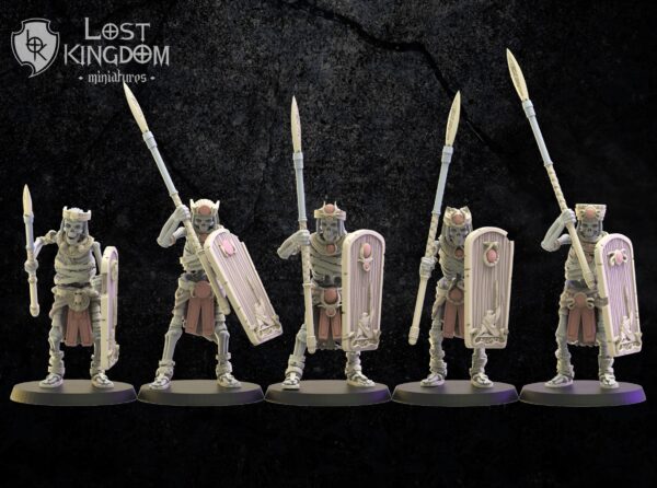 f918b6290bea690ae666d5597af0a5ee.jpg Hurus Spearmen x10 - Lost Kingdom - Minifaktura
