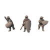 Medieval Warriors With Shields - 3x