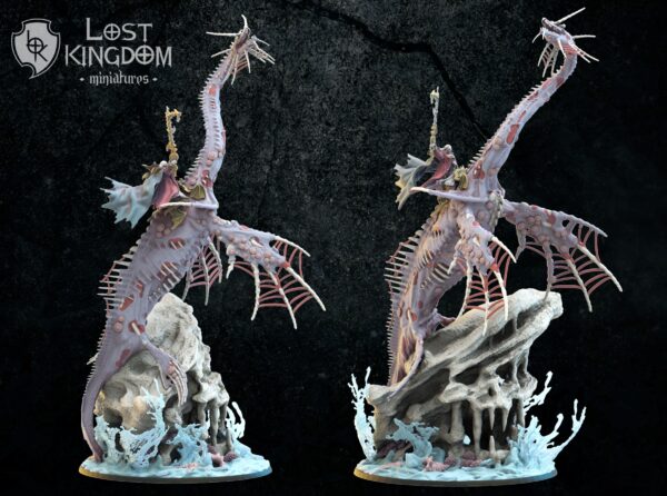 Alucard on Zombie Sea Dragon - Druk 3D