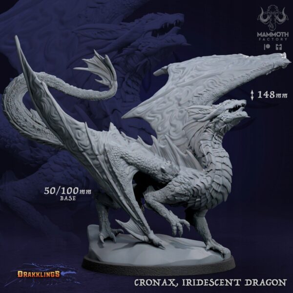 Chronax, Young Iridescent Dragon - Mammoth Factory - Minifaktura