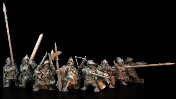 Halflings Southern Conquerors - Minifaktura - Druk 3D