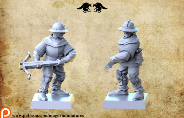 Pavese Mercenary Crossbowman - Magori Miniatures