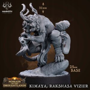 Kimaya, Rakshasa Vizier - Mammoth Factory Druk 3D