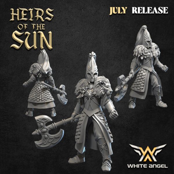 Imperial Lion Warriors x10 - White Angel Miniatures