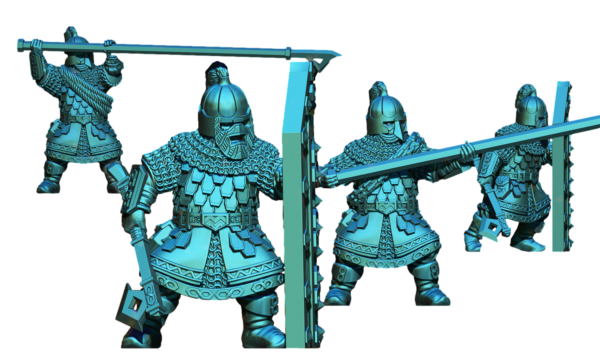 Dwarven Tomb Wardens - x2 (One shield, one spear)