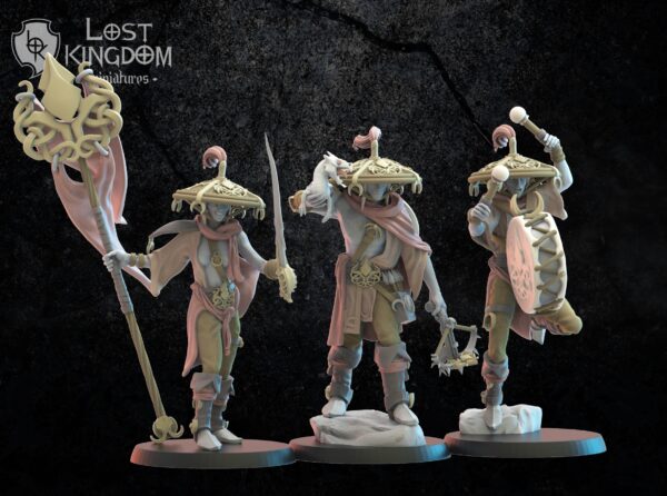 Dark Elves - Akkorokamui, Corsairs CG - Druk 3D