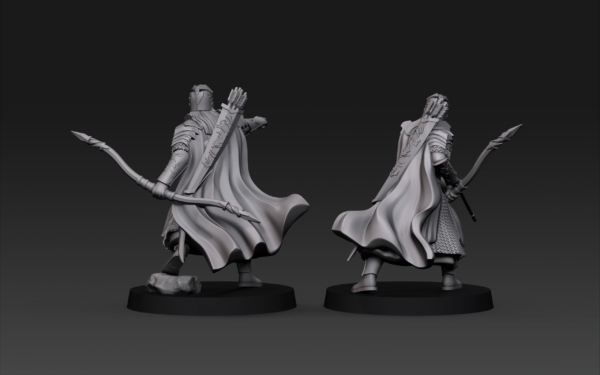 Armoured Wood Elves on Foot - Bows - Elfy Łucznicy