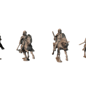 Mounted Carolingian Warriors With Hand Weapons - x1