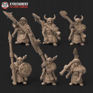 Dwarf Long Braids - Dwarven Holds - 6 szt.