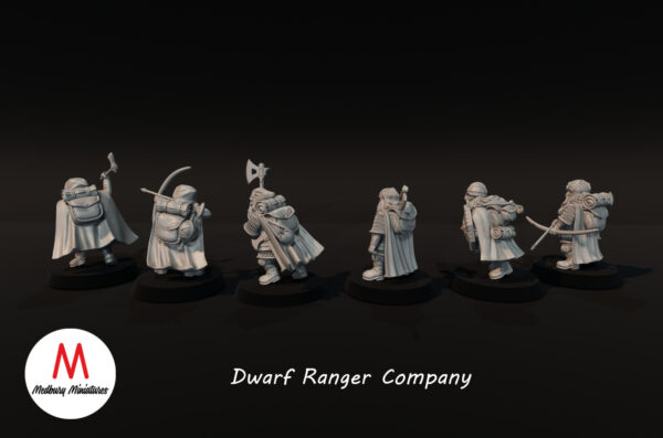 fd04cfe75274ae9fe2552db4b61911e4.jpg Dwarf Rangers Company - Kompania Krasnoludzkich Łowców 6x Oddział
