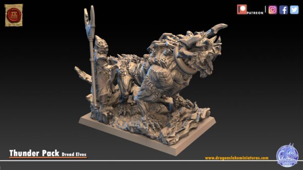 Thunder Pack x3 - Dark Elves - Minifaktura