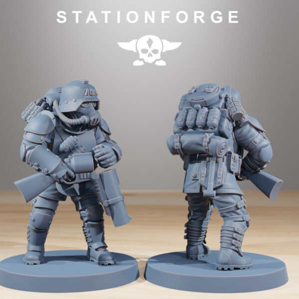 GrimGuard Ironclads x5 - Station Forge - Druk 3D