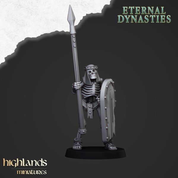 Ancient Skeletons with Spears - x10