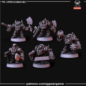 Heavy Boyz x5 - GGW - Minifaktura - Druk 3D