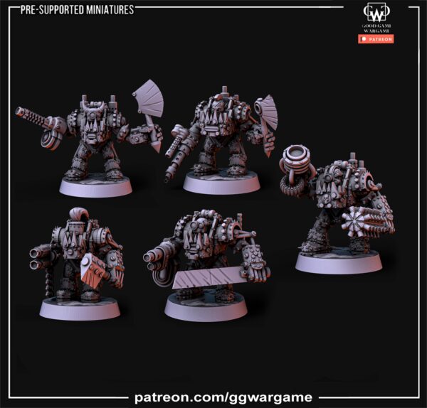 Heavy Boyz x5 - GGW - Minifaktura - Druk 3D