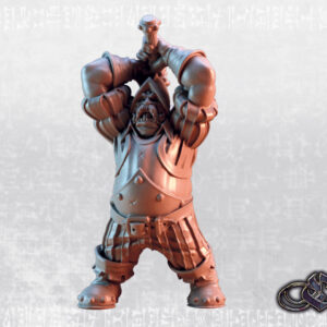 MERCENARY OGRE - SOUTHERN VENTURER - 65mm - Minifaktura - Druk 3D