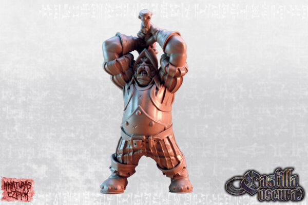 MERCENARY OGRE - SOUTHERN VENTURER - 65mm - Minifaktura - Druk 3D