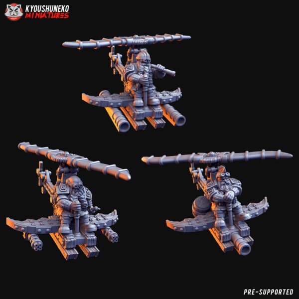 ff6c0be9ac418d814186ee03e29c3a04.jpg Gyrocopter - Dwarven Holds - 3 szt.- Druk 3D