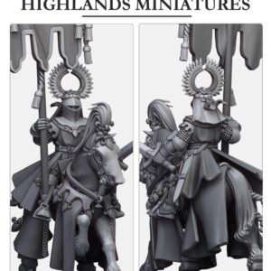 Gallia Mounted Battle Standard Bearer - x1