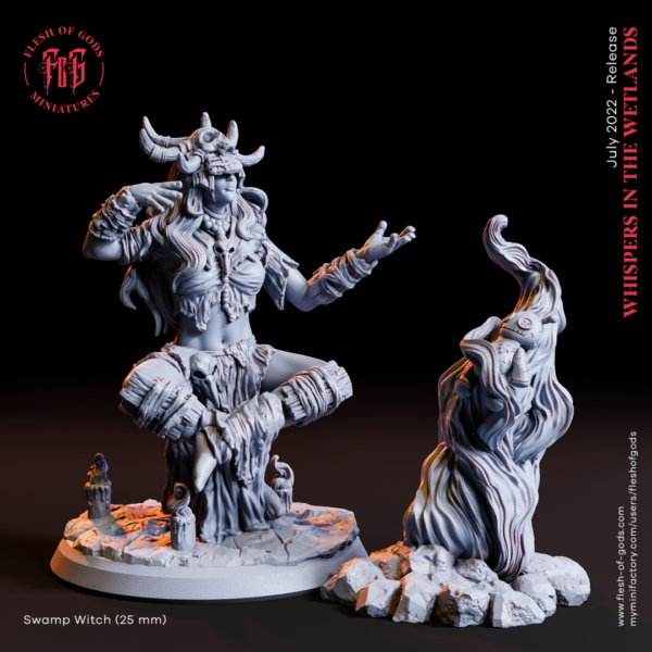 Swamp Witch - Bagienna Wiedźma - Figurka RPG