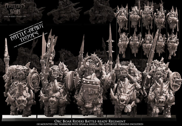 Orc Boar Riders - x5