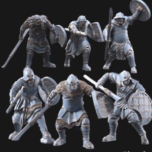 Mörlok Orcs with spear - x6