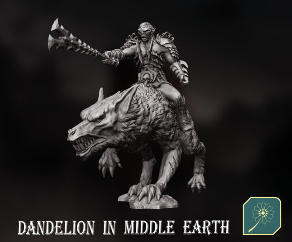 Orc Brave the Lieutenant Mounted #1
