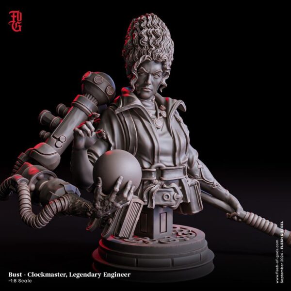 109439ac6acc16323ed3cd6aa00c00db.jpg Bust - Clockmaster, Legendary Engineer