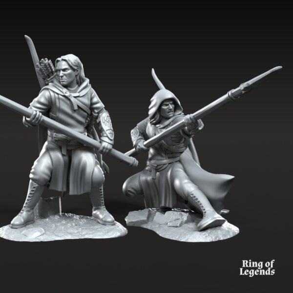 109b8c8cebb315f8cc62111983457d13-1.jpg Rangers of Grey Castle with Spear and Bow - x3