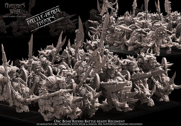 Orc Boar Riders - x1