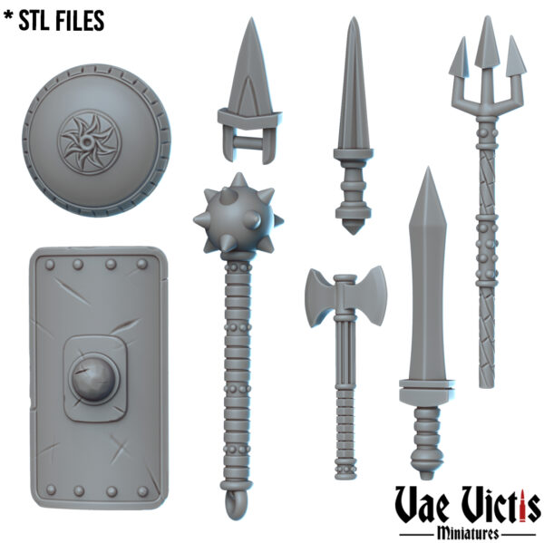 Fantasy gladiators Set - x6