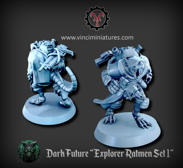 Dark Future Explorer Ratmen Set 1 - x8