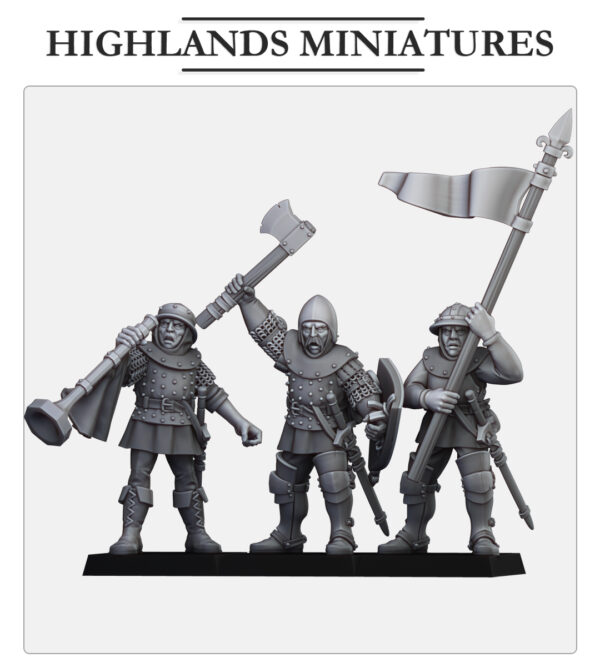 Gallia Shooters: Command Group - x3