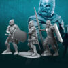 Wounded Grey Castle Warriors x6