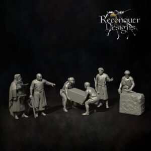 Medieval Masons and Craftsmen - x1
