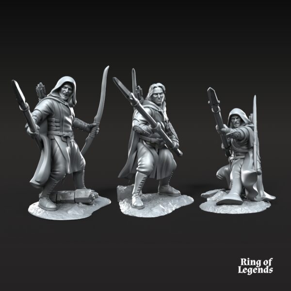 1df7a8fa96151e9625f26a0904262a5d-1.jpg Rangers of Grey Castle with Spear and Bow - x3
