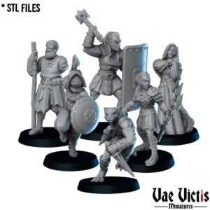 Fantasy gladiators Set - x6