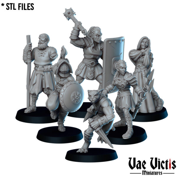 Fantasy gladiators Set - x6