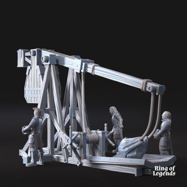 Grey Castle Trebuchet with Dotation
