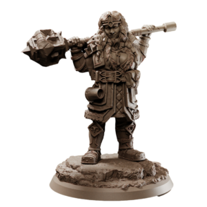 Female Dwarf Warrior - Krasnoludzka Wojowniczka - Flesh of Gods